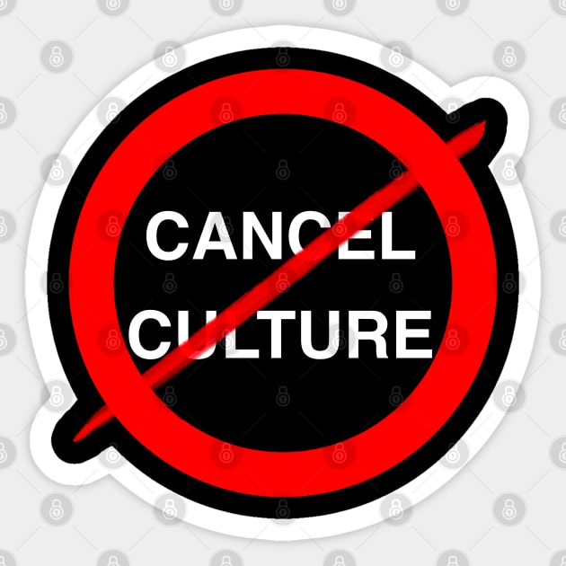 Stop cancel culture Sticker by PG Illustration